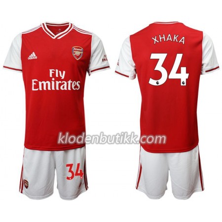 Arsenal Granit Xhaka 34 Barn Hjemmedraktsett 2019-2020 Kortermet (+ Korte bukser)